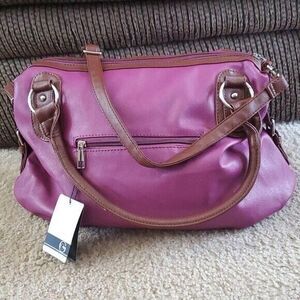 Giuliano purple shoulder bag